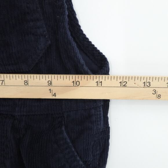 Oshkosh Bgosh Boys Navy Blue Corduroy Vestbak Overalls 2T Classic Farmer - Picture 4 of 11